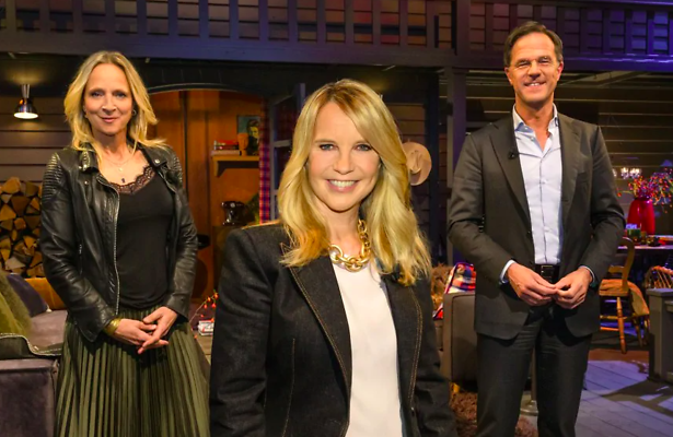 Floortje Dessing, Linda de Mol en Mark Rutte